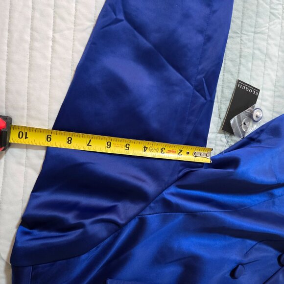 Eloquii Blue Satin Blazer, Skirt & Seq Plus 18 NWT - Picture 12 of 12